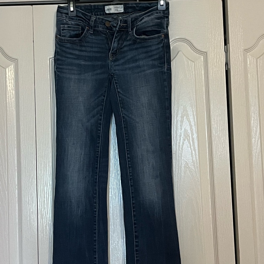 BKE Women's Deep Indigo Boot Cut Jeans